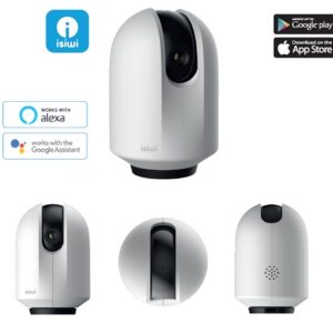 Telecamera 4mpx Wireless motorizzata con Audio ROUND